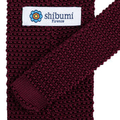 V Point Knit Tie Silk