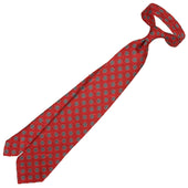 Floral Shantung Silk Bespoke Tie - Rust
