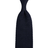 Silk Knit Tie Midnight