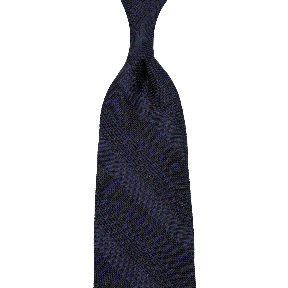 Striped Fina Grenadine Silk Tie Shadow