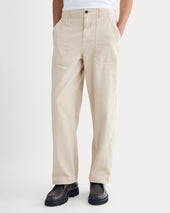 Relaxed Herringbone Fatigue Pants | Peyote