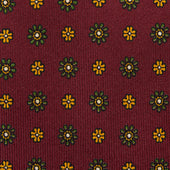 Floral Printed Silk Bespoke Tie