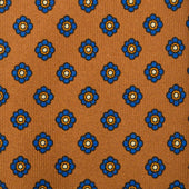 Shibumi Flower Printed Silk Tie Hand Rolled