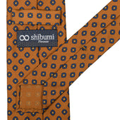 Shibumi Flower Printed Silk Tie Hand Rolled