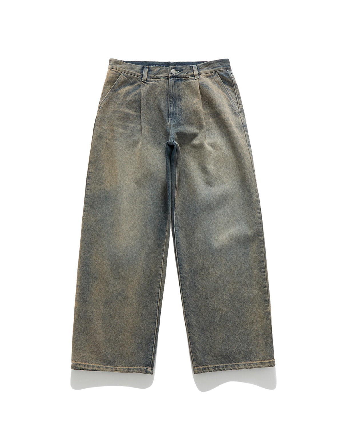 One Pleats Wide Denim Light