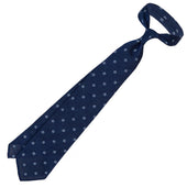 Floral Fina Grenadine Silk Tie Mottled Hand Rolled