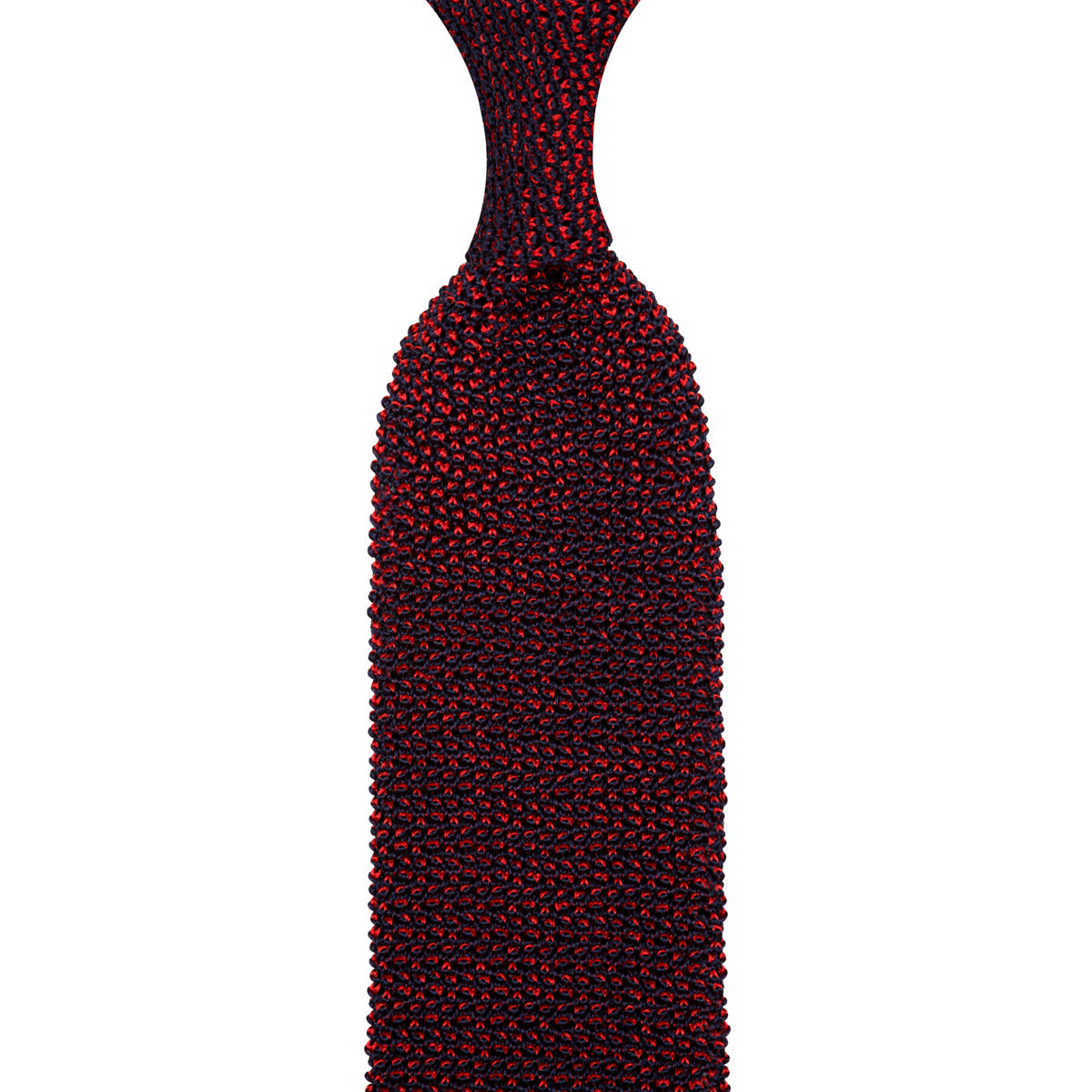 Crunchy Silk Knit Tie Cherry Mottled