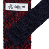 Crunchy Silk Knit Tie Cherry Mottled