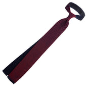 Crunchy Silk Knit Tie Cherry Mottled