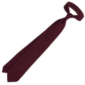 Plain Shantung Silk Tie Hand Rolled