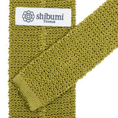 Crunchy Silk Knit Tie Grass