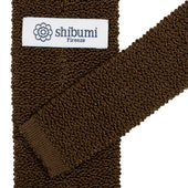 Crunchy Silk Knit Tie