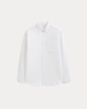 Lightweight Oversized Oxford | White