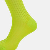 Lime Mid Length Socks