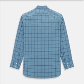 Grey Grid Check Mayfair Shirt