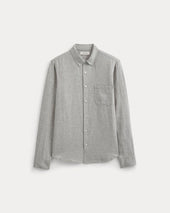 The Classic Shirt in Linen | Agave / Bone
