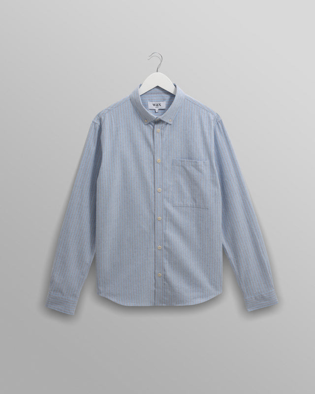 Abingdon - Blue Preppy Stripe Shirt