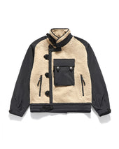 MOTORCYCLE JUMPER / BLACK & ECRU