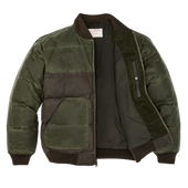 Down Bomber Jacket - Otter Green