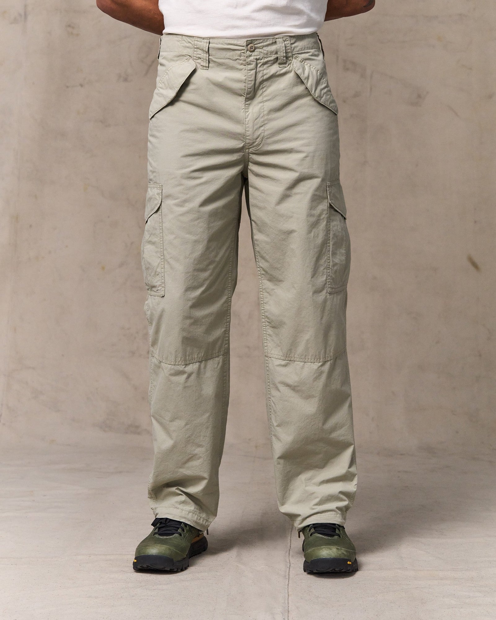 Tropical Poplin Cargo Pants