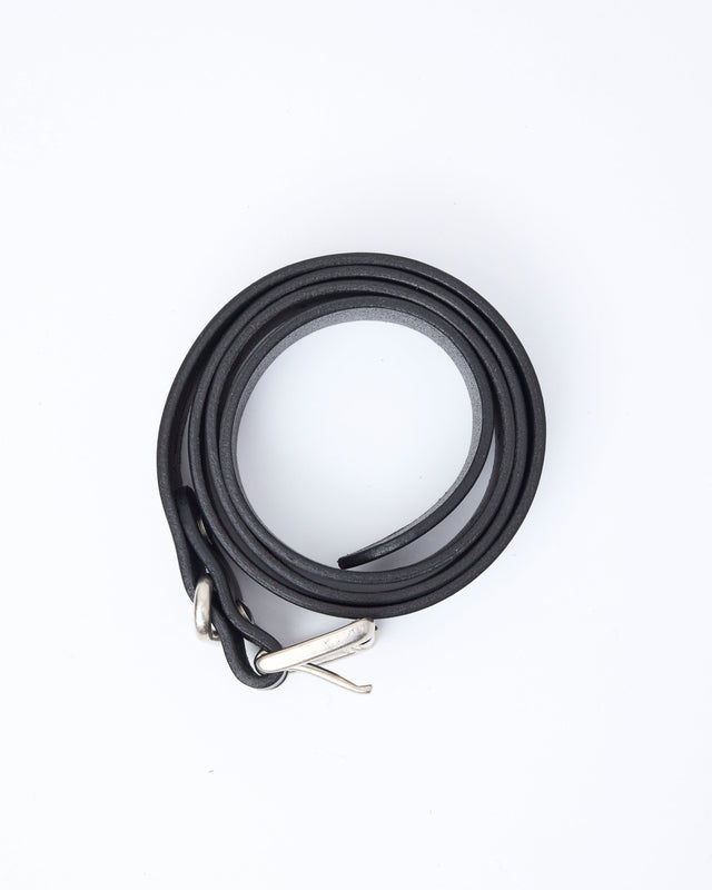 Standard Belt Wide, Black × Silver