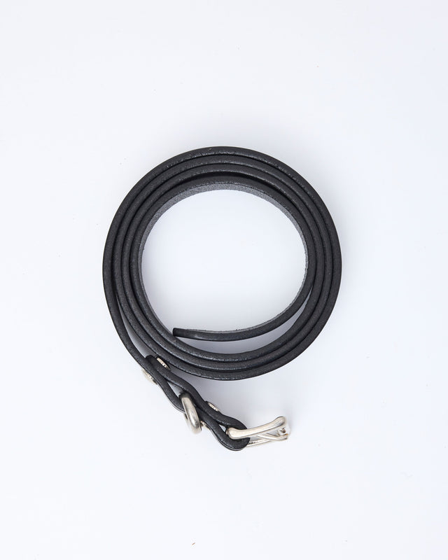 Standard Belt Slim, Black × Silver