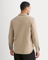 The Heavyweight Overshirt | Uniform | Dark Heathered Camel