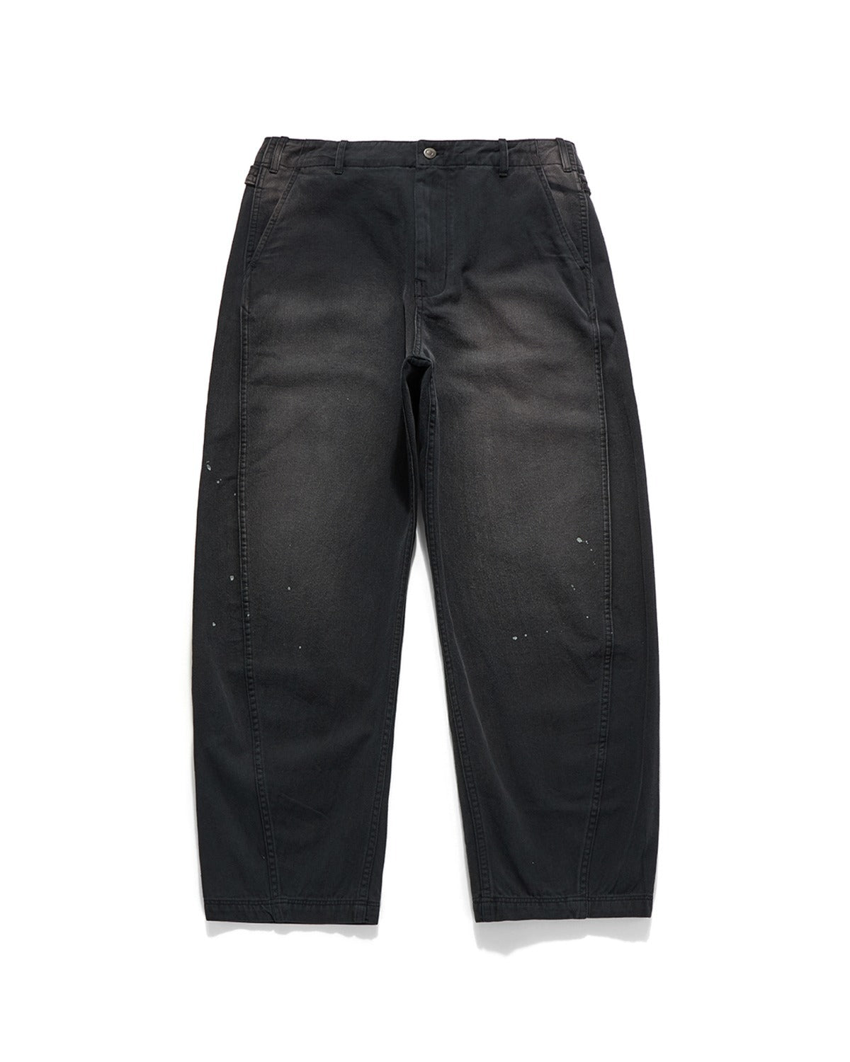 Cinch Back Curved Pants Herringbone