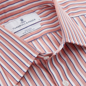 And White Stripe Cotton Regular Fit Mayfair Shirt