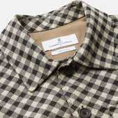 Gingham Check Wool Blend Somerset Overshirt