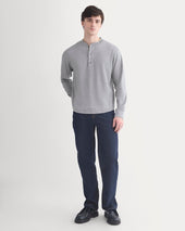 Vintage Rib Henley | Vintage Heather Grey