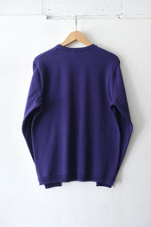 Fujito L S Knit T Shirt Candy Purple Charcoal Directors Web Shop Powered By Base