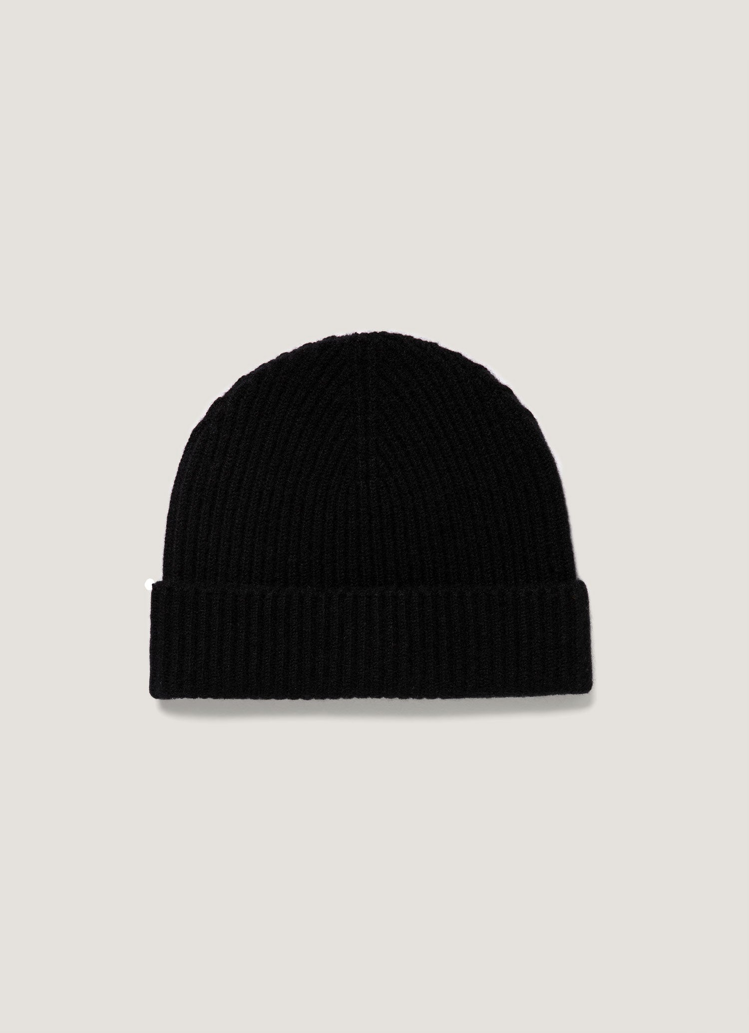 Cashmere Ribbed Hat In