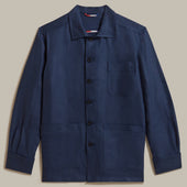 Air Mail Linen Work Jacket In