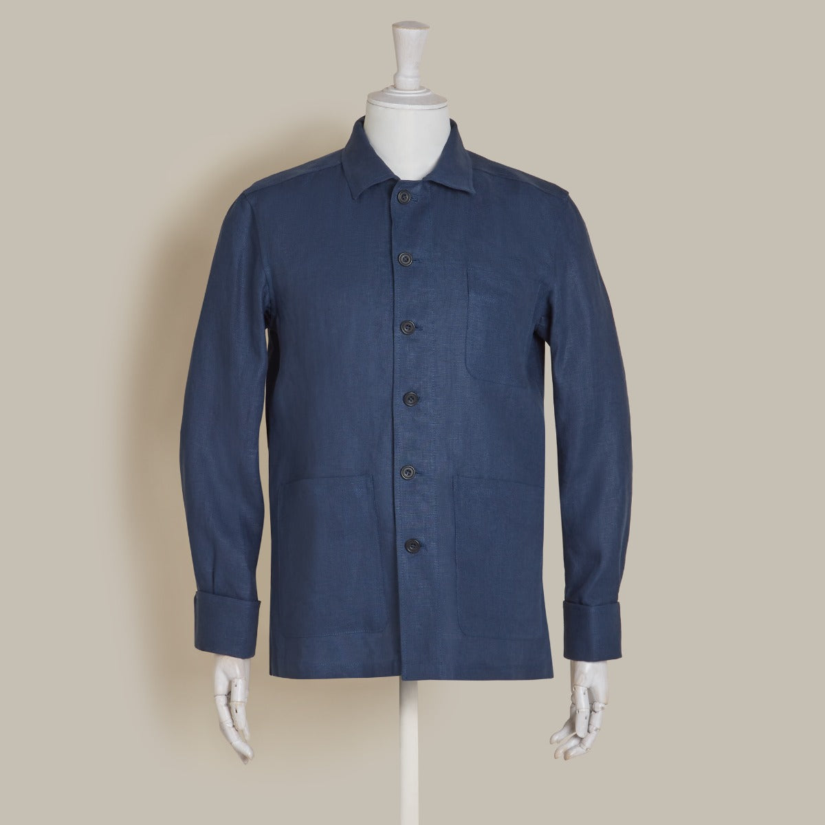 Air Mail Linen Work Jacket In