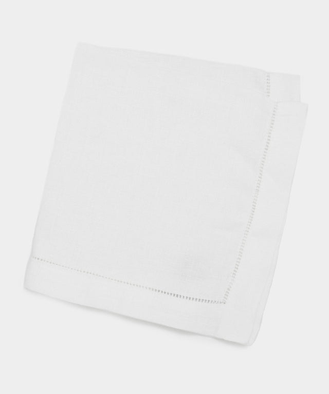 Italian Linen Ajour Edge Pocket Square