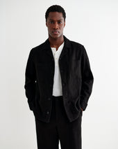 Aldred Linen Cotton Revere Overshirt
