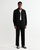 Aldred Linen Cotton Revere Overshirt