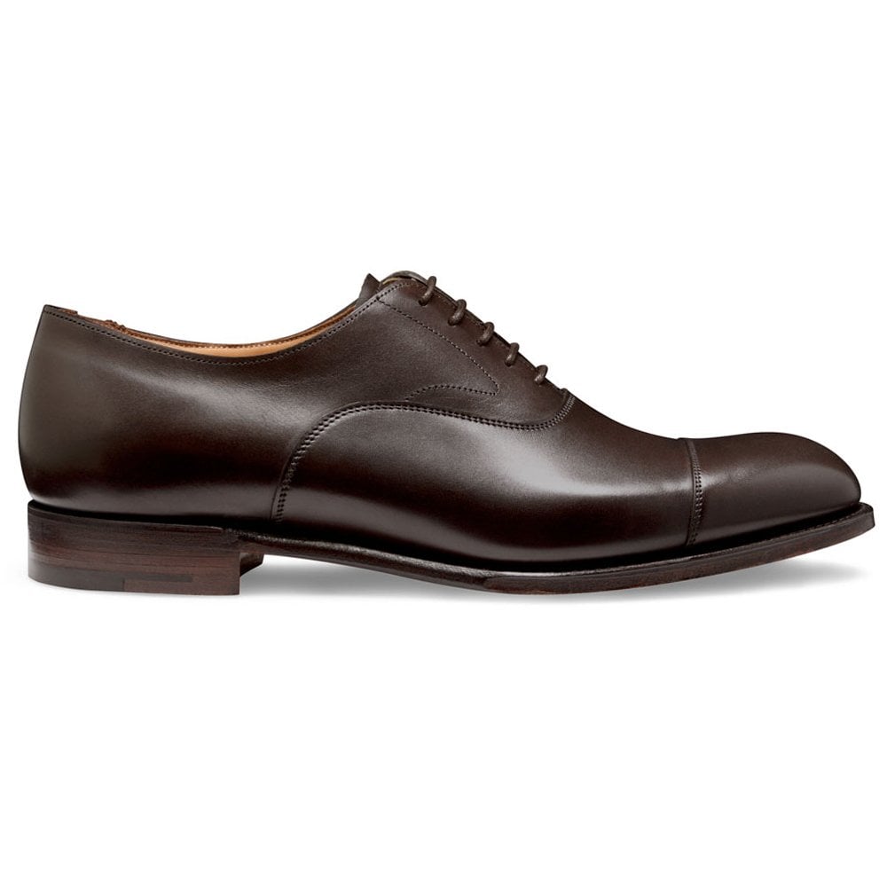 Alfred R Capped Oxford In Mocha Calf Leather