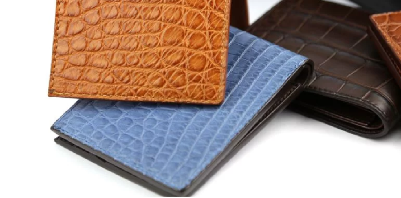 Alligator Double Card Wallet