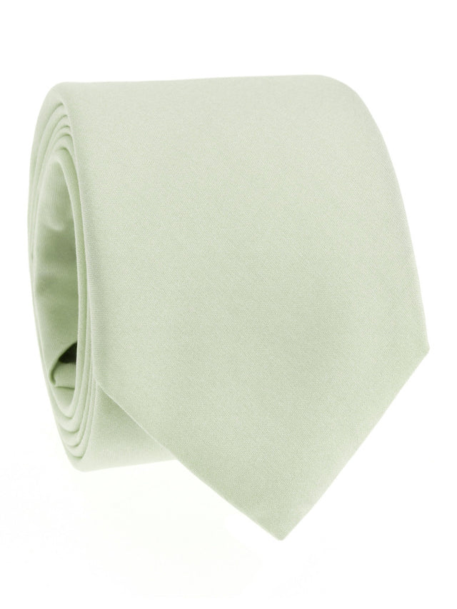 Almond green silk tie Amalfi