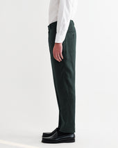 Alp Dark Green Linen Trousers