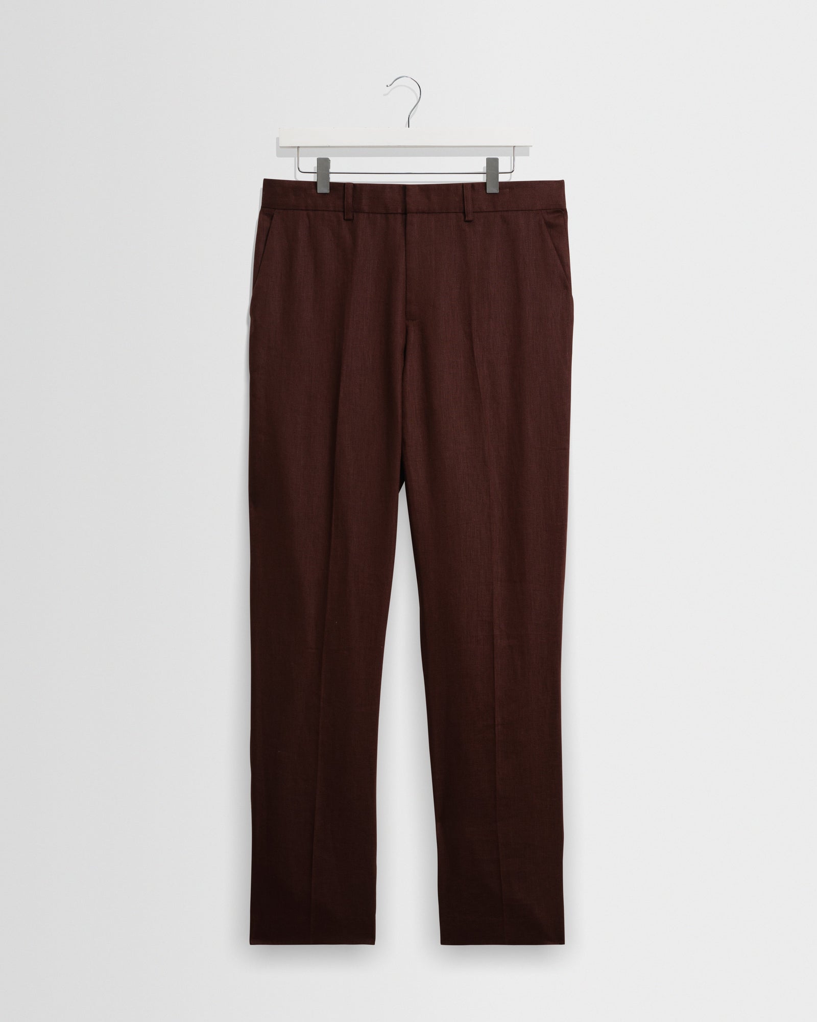 Alp Merlot Linen Trousers