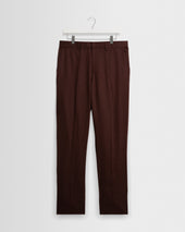 Alp - Merlot Linen Trousers