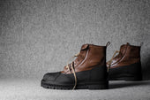 Alpine Duck Boots Chestnut Black