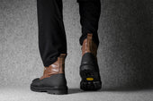 Alpine Duck Boots Chestnut Black