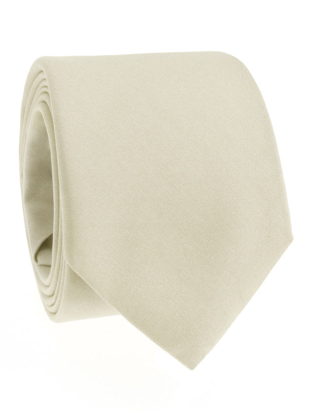 Amalfi beige silk tie