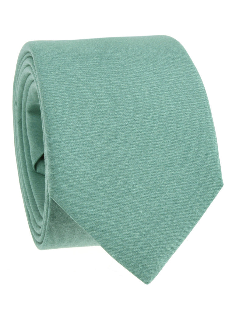 Amalfi Green Silk Tie