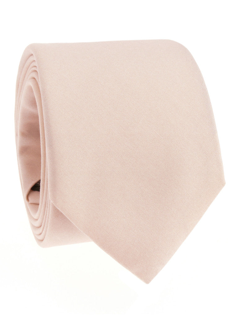 Amalfi Nude Pink Silk Tie