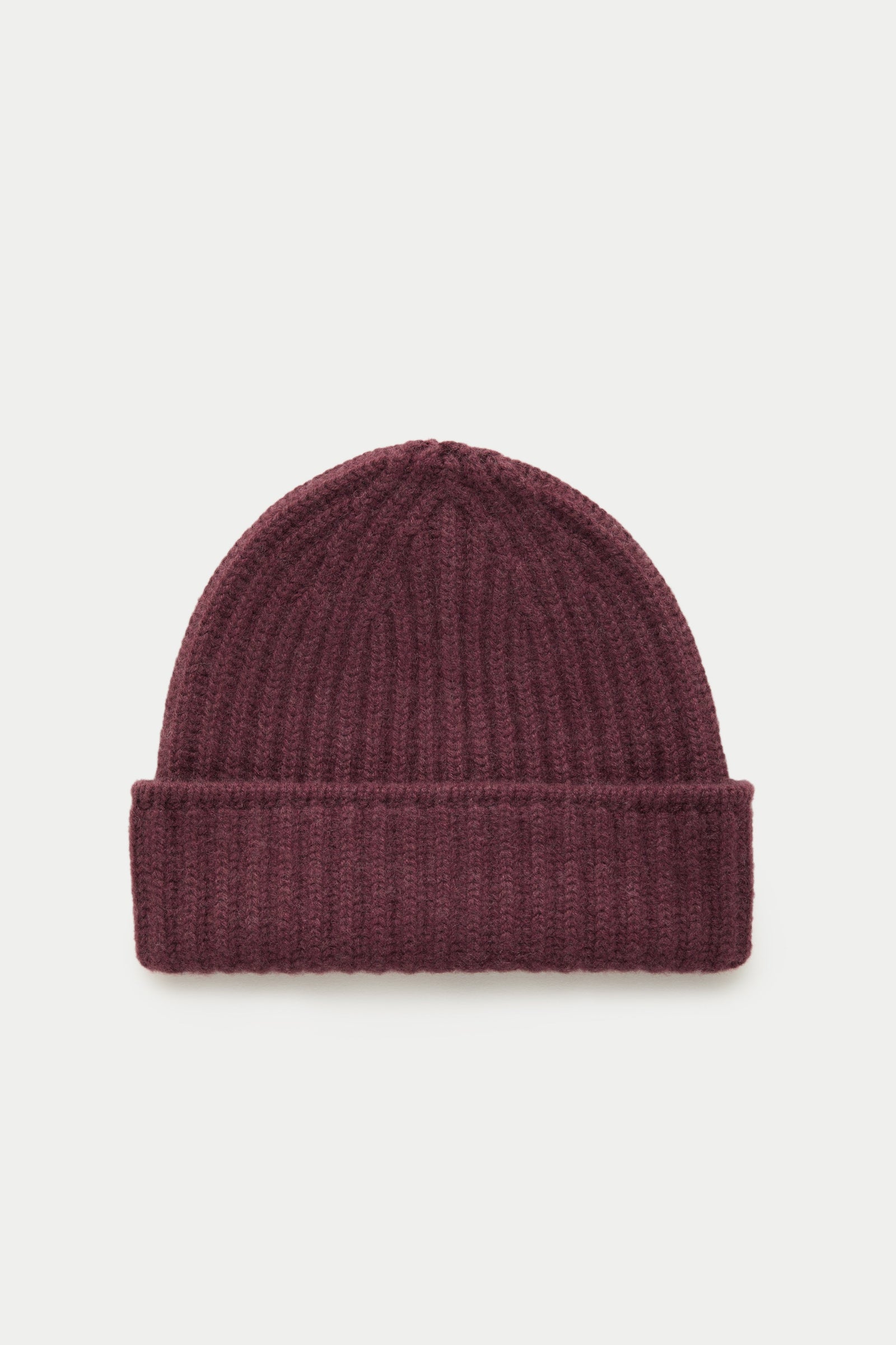 Wide Cuff Cashmere Beanie